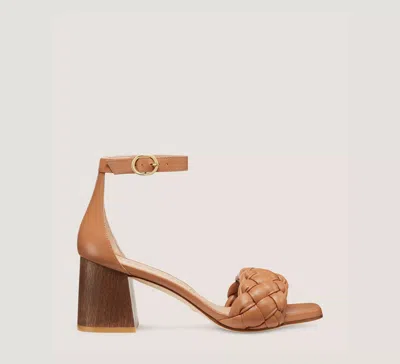 Stuart Weitzman Braida 75 Sandal The Sw Outlet In Tan & Walnut