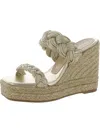 STUART WEITZMAN BRAIDA ESPADRILLE SOLID WOMENS LEATHER BRAIDED ESPADRILLES