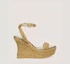 Stuart Weitzman Braida Strap Espadrille Wedge