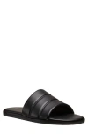 Stuart Weitzman Brentin Slide Sandal In Black