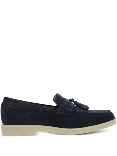 Stuart Weitzman Brett Loafers In Blue