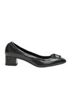 Stuart Weitzman Bria 35 Ballet Heels In Black