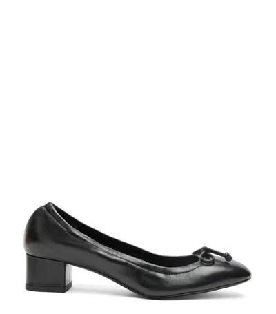 Stuart Weitzman Bria 35 Ballet Heels In Black