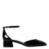 Stuart Weitzman Bria 35 Block Heel Pumps In Black
