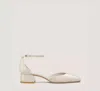 Stuart Weitzman Vivienne 35mm Patent-leather Pumps In Glaze