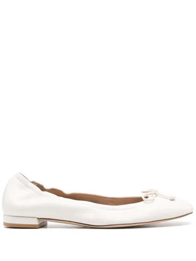 Stuart Weitzman Bria Ballet Flat In White