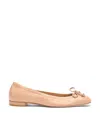 Stuart Weitzman Bria Ballet Flats In Adobe