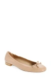 Stuart Weitzman Bria Ballet Flat In Pink