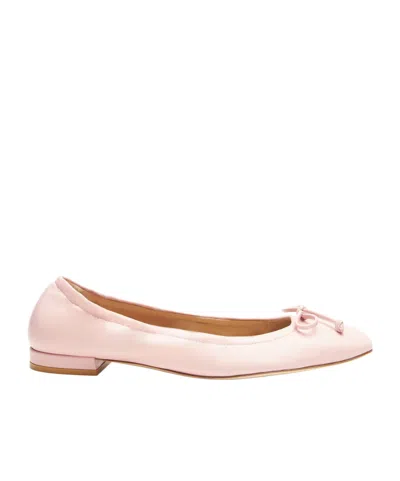 Stuart Weitzman Bria Ballet Flats In Nude