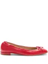 Stuart Weitzman Bria Ballet Flats In Red