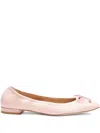 Stuart Weitzman Bria Bow-detail Ballet Flats