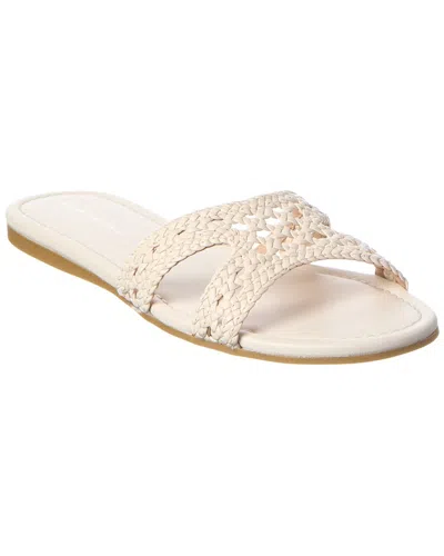 Stuart Weitzman Briar Leather Sandal In White