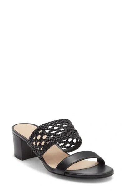 Stuart Weitzman Briar Slide Sandal In Black