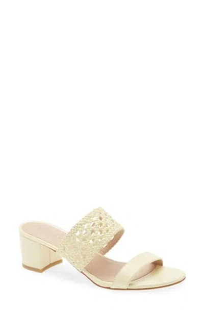 Stuart Weitzman Briar Slide Sandal In Yellow