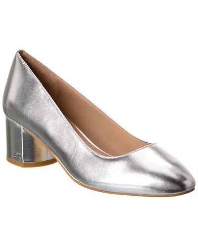 STUART WEITZMAN BRIDGET 50 BLOCK LEATHER PUMP