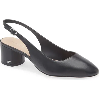 Stuart Weitzman Bridget Slingback Pump In Black