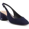 Stuart Weitzman Bridget Slingback Pump In Nice Blue