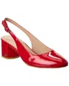 Stuart Weitzman Bridgt 50 Patent Slingback Pump In Red