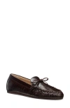 Stuart Weitzman Britt Bow Loafer In Brown