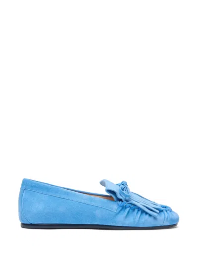 Stuart Weitzman Britt Loafers In Blue