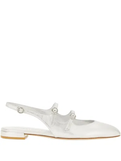 STUART WEITZMAN BUCKLE STRAP BALLET FLATS