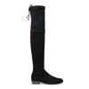 Stuart Weitzman Lowland Tie-back Boot In Black