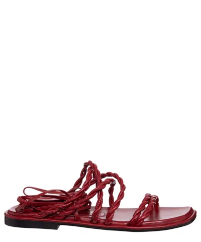 Stuart Weitzman Calypso Sandals In Red