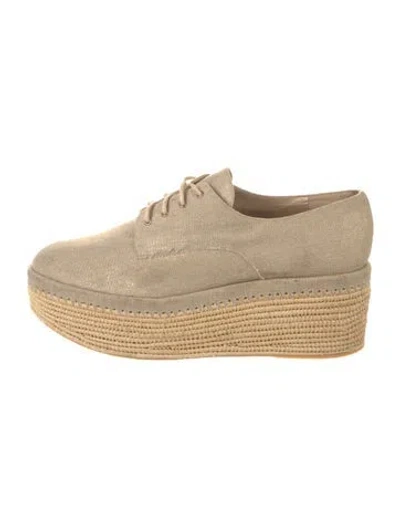 Pre-owned Stuart Weitzman Canvas Espadrille Sneakers