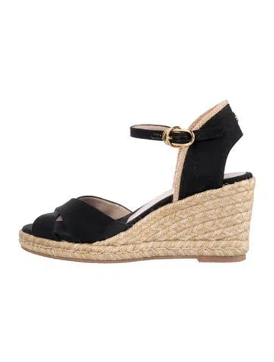 Pre-owned Stuart Weitzman Canvas Espadrilles In Multi