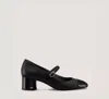 Stuart Weitzman Cara Mary Jane 50 In Black