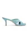 Stuart Weitzman Carmen 75mm Mules In Blue