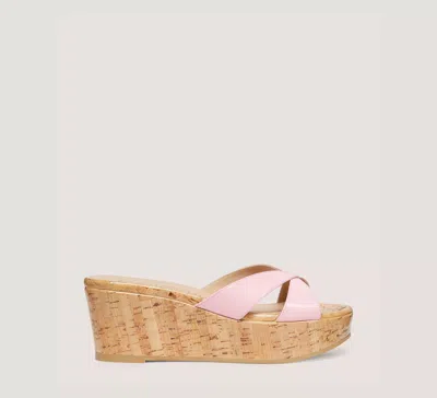 Stuart Weitzman Carmen Platform Slide In Blossom