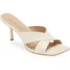 Stuart Weitzman Women's Carmen 75 Slip On High Heel Sandals In Seashell