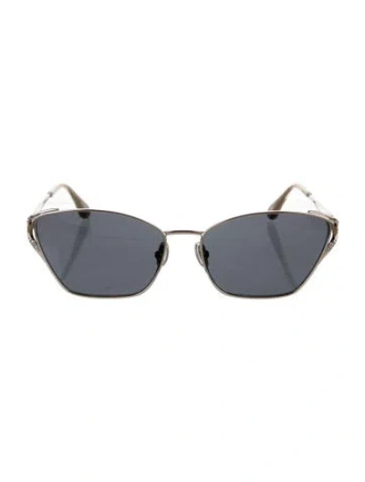 Pre-owned Stuart Weitzman Cat-eye Tinted Sunglasses In Gold