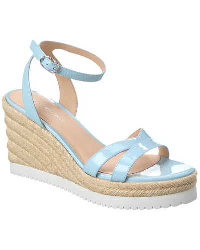 STUART WEITZMAN STUART WEITZMAN CATLINA PATENT ESPADRILLE WEDGE SANDAL