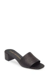 STUART WEITZMAN CAYMAN 35 BLOCK SLIDE SANDAL