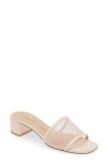 STUART WEITZMAN CAYMAN 35 BLOCK SLIDE SANDAL