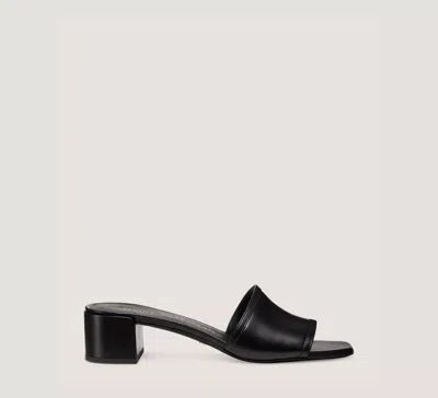Stuart Weitzman Cayman 35 Block Slide The Sw Outlet In Black