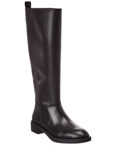 Stuart Weitzman Cazzie Leather Knee-high Boot In Brown