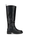 Stuart Weitzman Celia Low-heeled Boots In Black