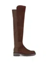 Stuart Weitzman Celia High Boots In Brown