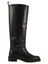 Stuart Weitzman Celia Leather Boot In Black