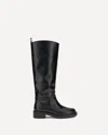 Stuart Weitzman Leather Celia Riding Boots In Black