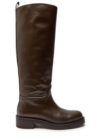 STUART WEITZMAN STUART WEITZMAN CELIA LEATHER KNEE-HIGH BOOTS