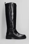 Stuart Weitzman Celia Mini Leather Boot With Lightweight Heel In Black