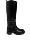 Stuart Weitzman Celia Riding Boot Knee-high In Blk Black