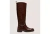 Stuart Weitzman Celia Riding Boot Knee-high In Walnut Tonal