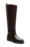 Stuart Weitzman Celia Riding Boot In Walnut