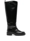 Stuart Weitzman Celia Riding Boots In Black
