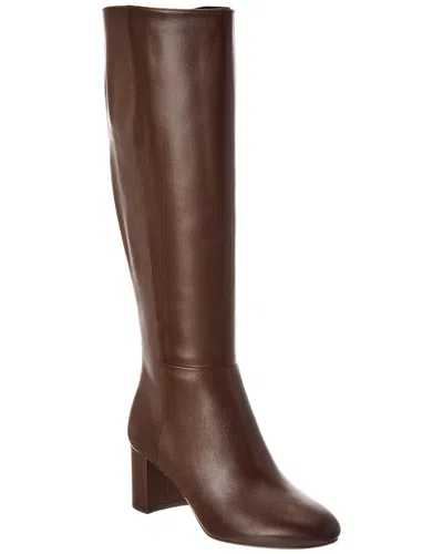 STUART WEITZMAN CELINA ZIP LEATHER KNEE-HIGH BOOT